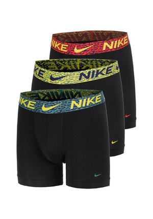 3 PACK - Bokserbriefs - blk l crmsn/b ctrn/evrgrn a abst wb