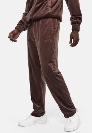 SMALL SIGNATURE PANTS - Träningsbyxor - brown