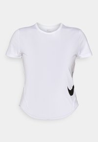 TEMPO TOP - Sports T-shirts - white/black