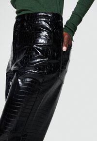 JJXX KENYA HW STRAIGHT NOOS - Kalhoty - black