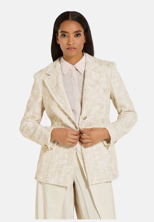 MADELEINE, MIT FRANSEN-AKZENTEN - Blazer - pearl white gold