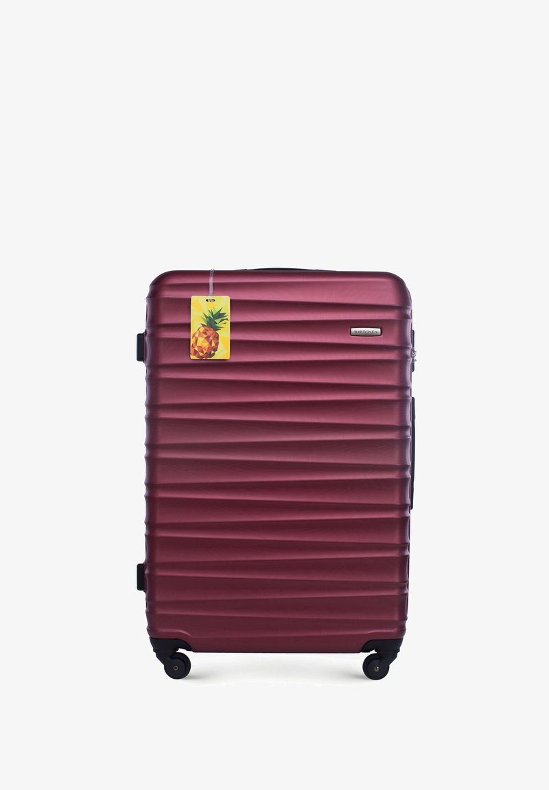 WITTCHEN LARGE SUITCASE WITH LUGGAGE TAG FROM ABS - Trolley - bordeaux