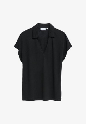 comma, T-SHIRT - Polo shirt - schwarz