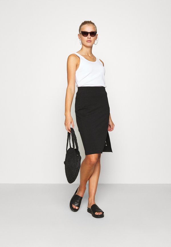 BASIC - Midi skirt with slit - Pencil skirt3