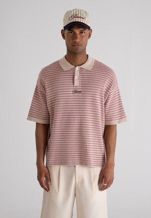 ABSTRACT  - Polo shirt - red cream