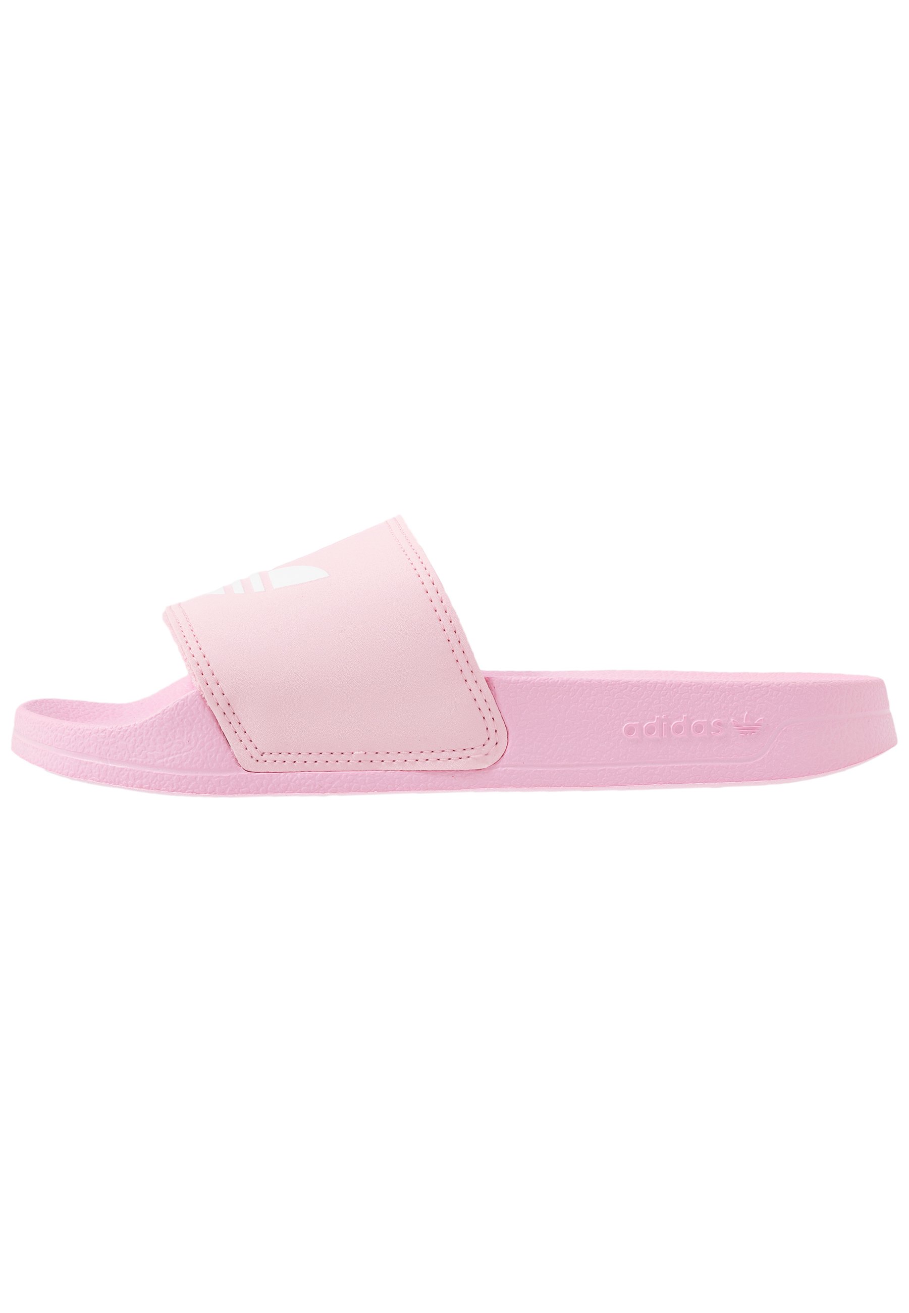 adidas Originals ADILETTE LITE - Pantolette flach - true pink/footwear  white/pink - Zalando.de