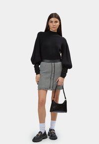 INFLUENCER Strickpullover - black