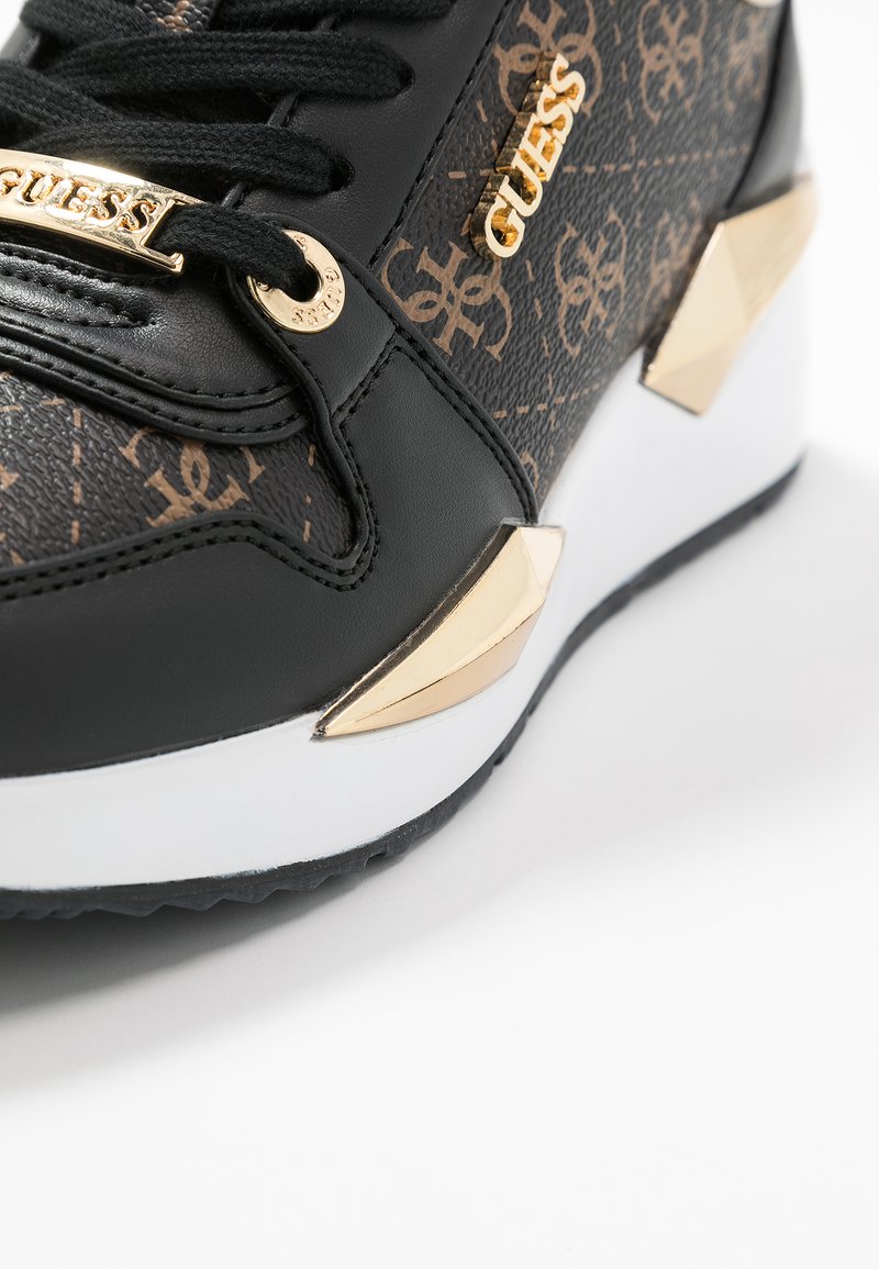 Zalando Guess Sneakers Zwart Goud Guess Dames Sneakers Zwart Shop