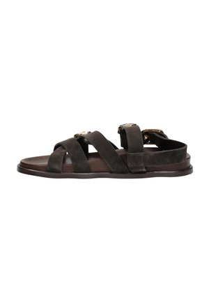 Nelson NELSON DAMES SANDAAL - Riemensandalette - bruin