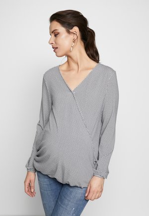 Miracle. mama and woman. T-shirt à manches longues - blue