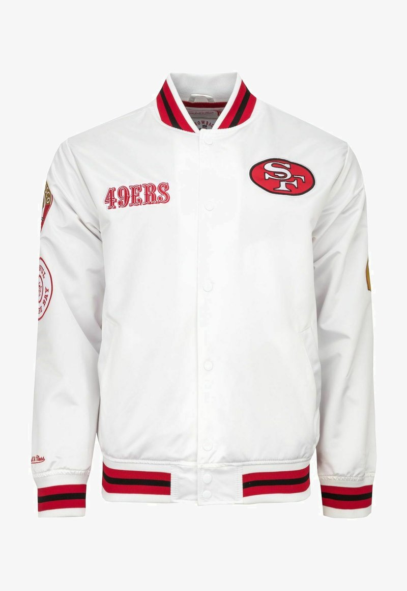 Mitchell & Ness CITY COLLECTION SAN FRANCISCO 49ERS - Bomber Jacket - white