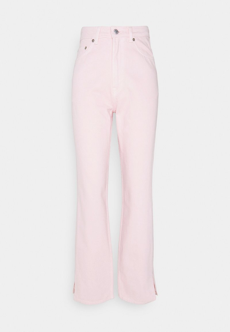 Weekday Straight leg jeans donkerroze