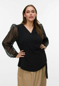 Vero Moda Curve VMCALVA  - Blūze - black