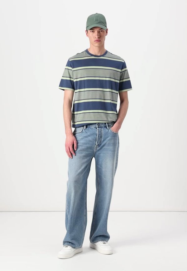 SPILMAN - Print T-shirt - dark denim4