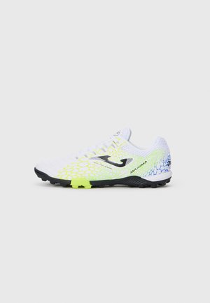 MAXIMA - Chaussures de foot en salle - white/yellow/green