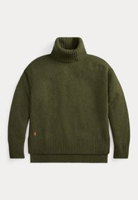 WOOL CASHMERE ROLL NECK JUMPER - Strikkegenser - spruce heather
