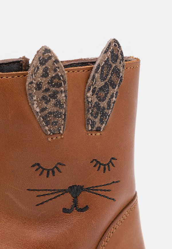 LEATHER – Stiefelette – cognac