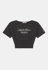 Calvin Klein Jeans HERO LOGO ELASTICATED - Triko s potiskem - black