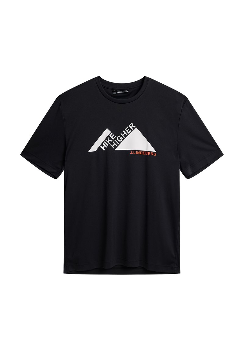 J.LINDEBERG Sports T-shirt print zwart