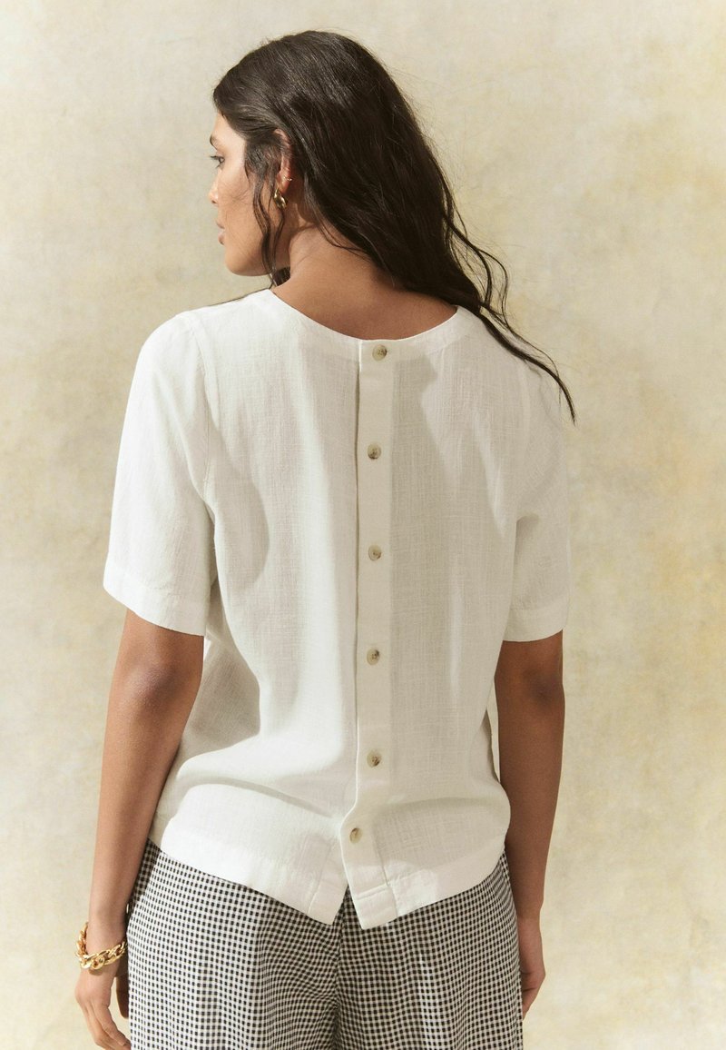 Next REGULAR FIT - SHORT SLEEVE BOXY - T-shirt print - white/wit - Zalando.nl