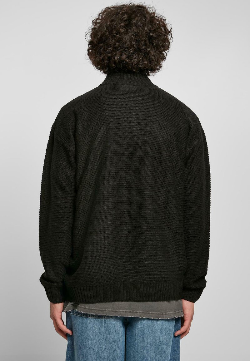 Herren Strickjacken | Urban Classics TROYER Strickpullover black/schwarz - XR98047 Herren Strickjacken | Urban Classics TROYER Strickpullover black/schwarz - XR98047
