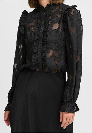 Košilová halenka  - black