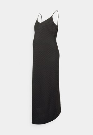 Cotton On Maternity, MATERNITY FRIENDLY V SLIP DRESS - Φόρεμα από ζέρσεϊ - black