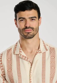 South Beach STRIPE SHORT SLEEVE - Camicia - rust