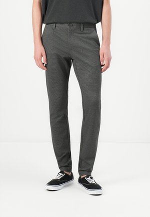 ONSMARK SLIM CHECK PANT - Chinos - jet black