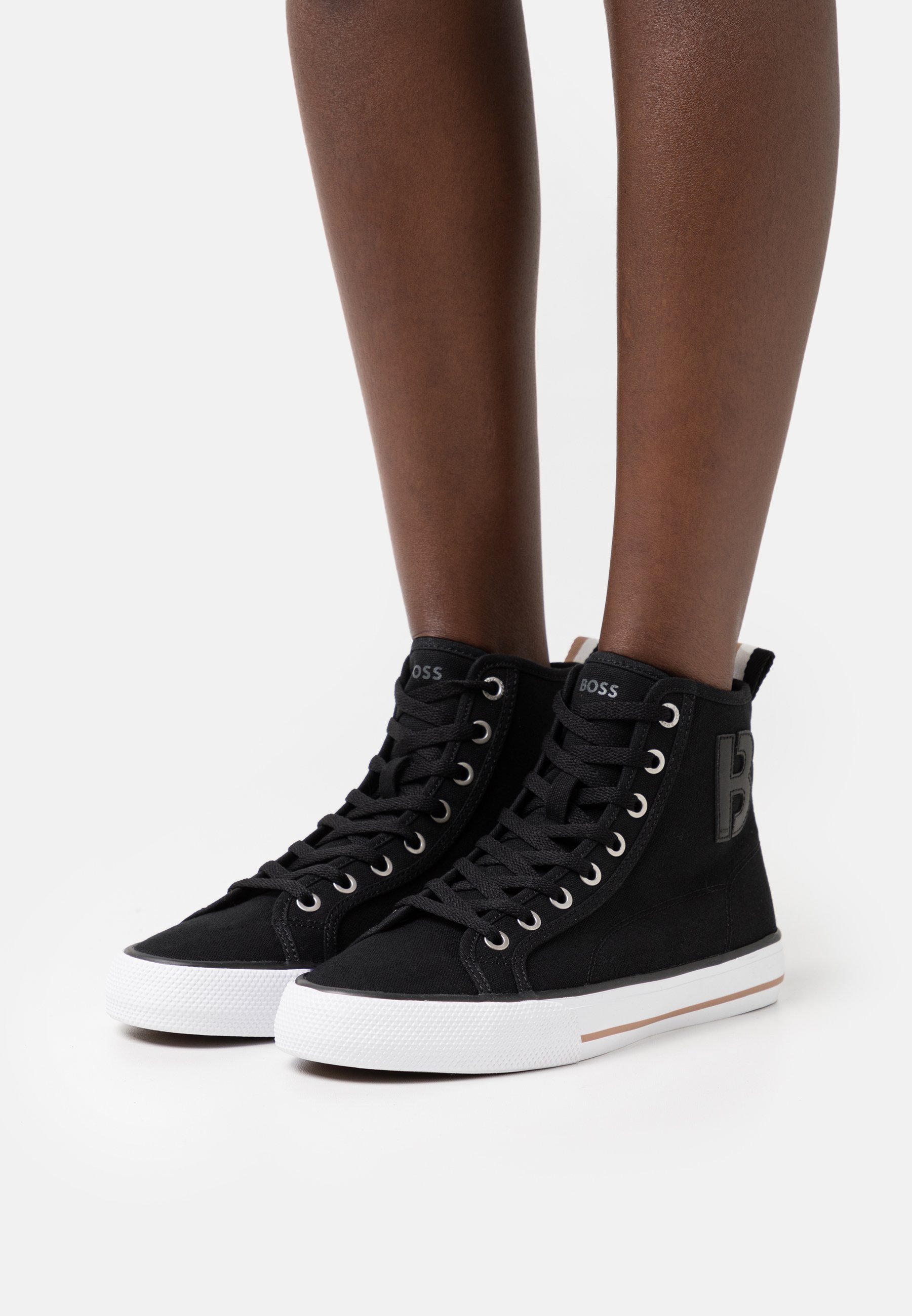 boss high top trainers
