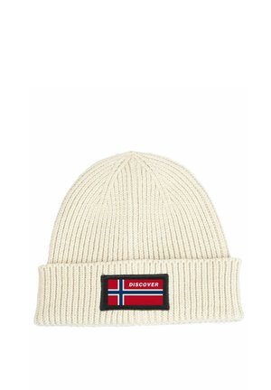 MIT PATCH NORWEGEN FLAGGE  - Mütze - beige