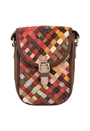 SATCHEL - Bandolera - brown multicolor