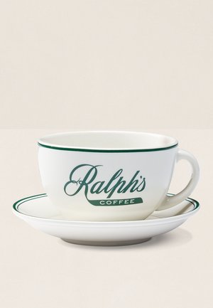 RALPH’S COFFEE CUP & SAUCER - Tasse espresso - white/green