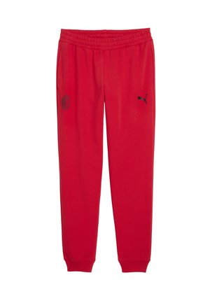 Puma AC MILAN FTBLESSENTIALS - Tracksuit bottoms - for all time red- black