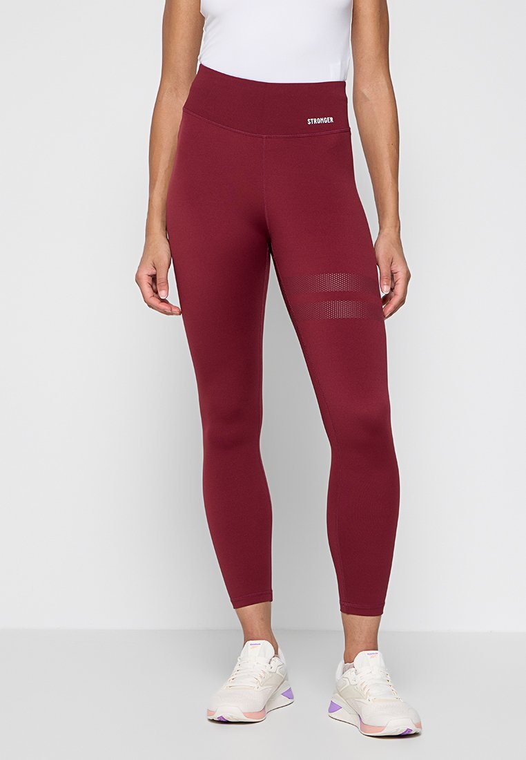 Stronger Tights bordeauxrood