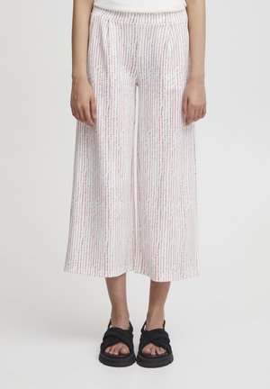 IHKATE - Pantalones - cloud dancer multi stripe aop