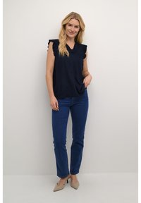 Kaffe DAHLIA SMOCK  - Camicetta - midnight marine