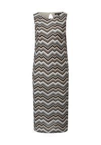 comma Freizeitkleid - beige/schwarz/weiß
