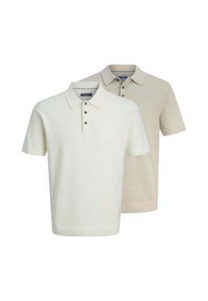 2 PACK - Poloshirt - creme   braun