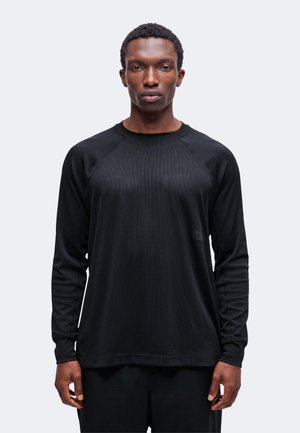 Nike Performance, M NK DF NAC LS TOP MOIRE MESH - Блуза с дълги ръкави - black