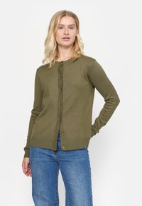Soft Rebels MARLA - Vesta na kopčanje -  burnt olive