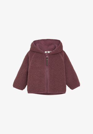 EN FANT TEDDY - Fleecejacke - roan rouge