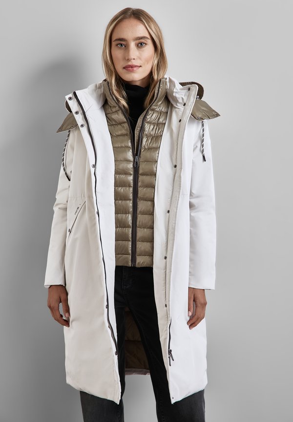 MIT ABNEHMBARER - Wintermantel - grau