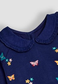 JoJo Maman Bébé EMBROIDERED COLLAR-REGULAR FIT - Melegítőfelső - navy