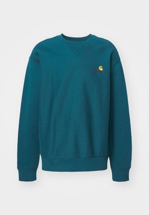 Carhartt WIP AMERICAN SCRIPT - Sweatshirt - malachite