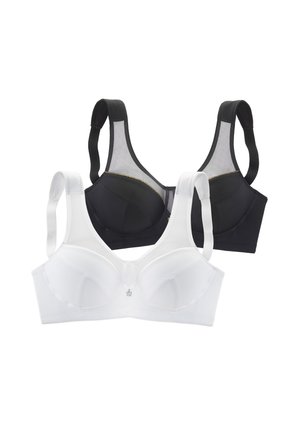 ENTLASTUNGS-2 PACK - T-Shirt BH - schwarz  weiß