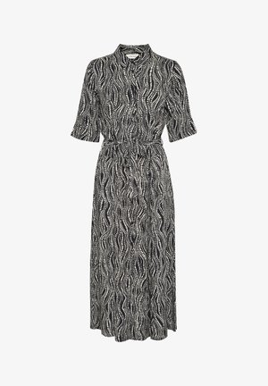 Cream, CRTIAH - Blousejurk - black wavy dots