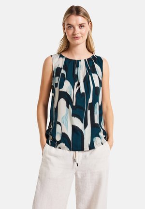 Street One MIT RAFFUNG - Blouse - türkis