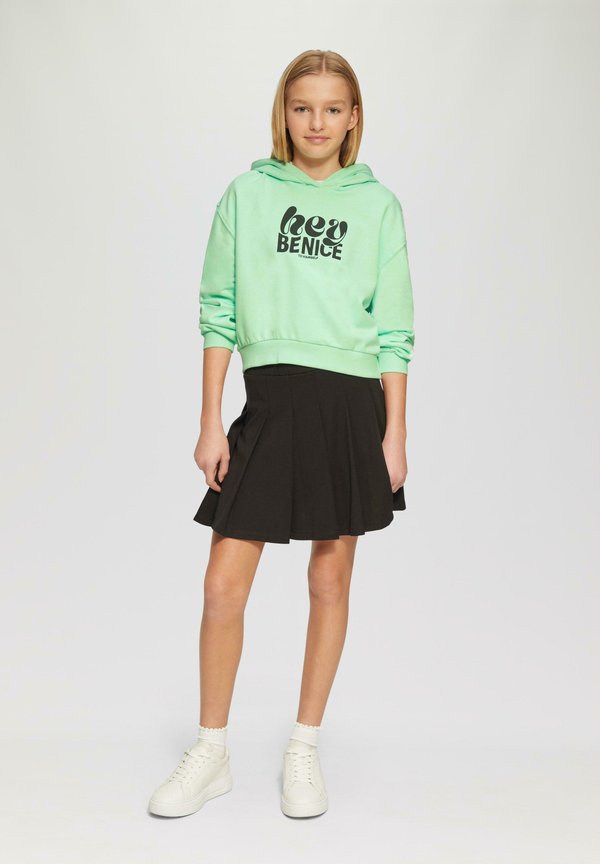 MIT FRONT - Kapuzenpullover - ozeangrün