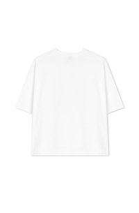 Kaotiko CROPPED WHAT'S YOUR KEY UNISEX - Μπλουζάκι με στάμπα - white
